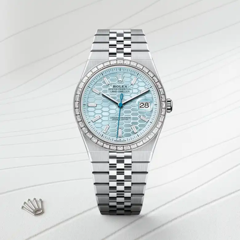 rolex M127386TBR-0001   - Il quadrante blu ghiaccio